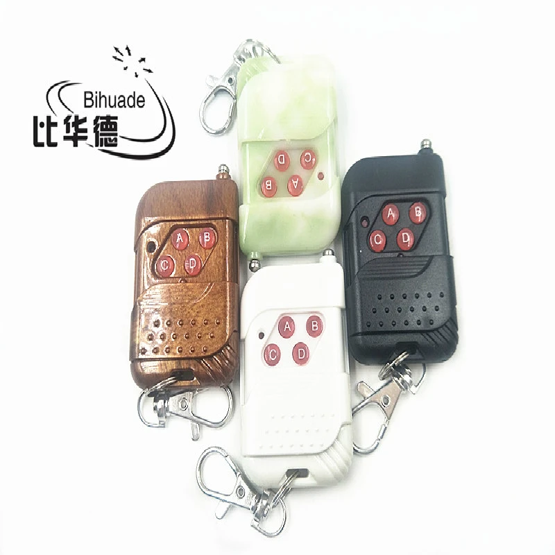

315Mhz Copy the code 4 buttons Copy Code Remote Control face to face cloning Garage door switch 315Mhz (Color random shipment)