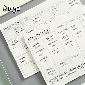 

Planner Notebook Office & Supplies School Stationery Monthly Weekly Inner Pages Day Book bullet journal agenda caderno diary