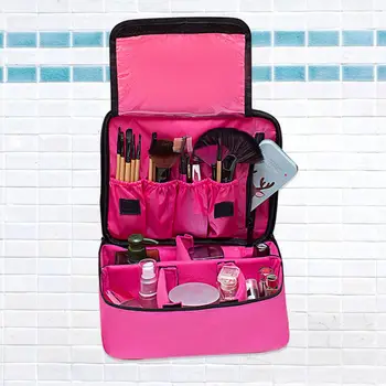 

Practical Waterproof Cosmetic Bag Portable Fine Workmanship Long Service Life Hanging Travel Organise Storage Wash Makeup Kit