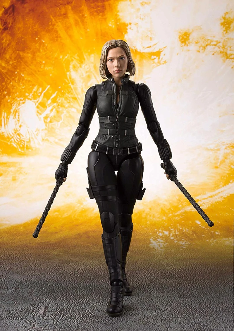 15 см SHF Фильм Мстители Бесконечность война Черная Вдова фигурку модель игрушки