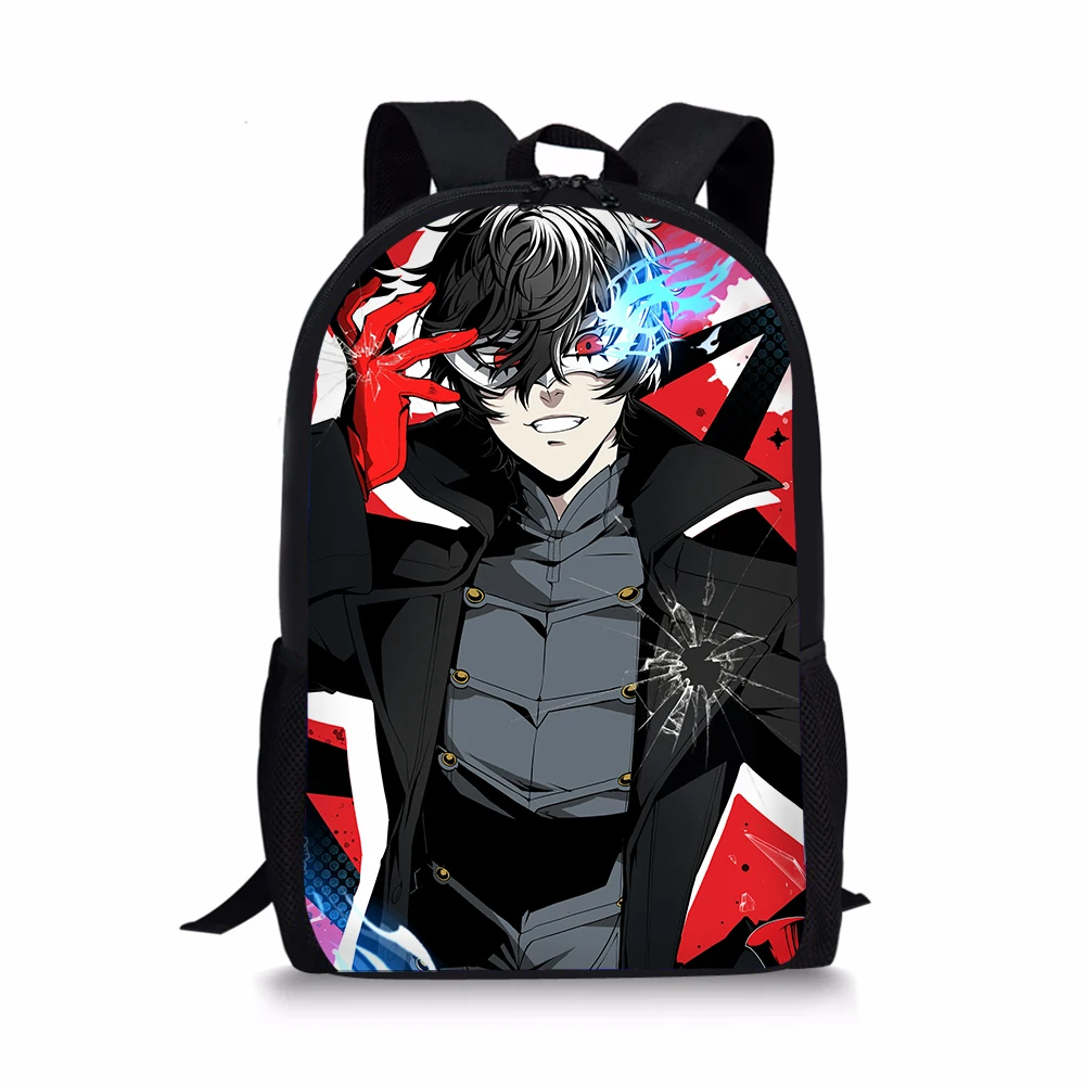 Аниме Persona 5 Черный Красный школьная сумка для детей девочка мальчик рюкзак Р5 Джокер сумка-кошелек с принтом Детский рюкзак Mochila Дорожная сумка - Цвет: CDGX2166C
