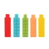 10pcs Baby teether Sensory chewable pendant necklace Kids Silicone Biting toys newborns Pencil Topper Teether childen's goods 6