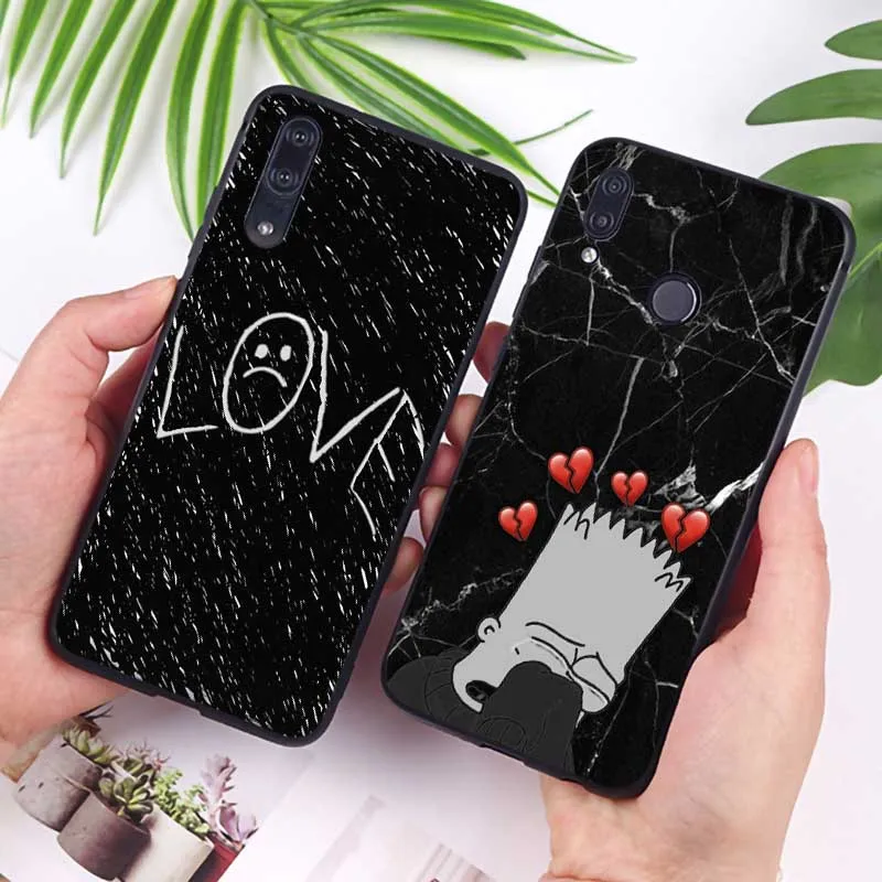 Мягкий силиконовый чехол для телефона huawei honor 9x pro 8x10 20 10 lite 20 pro Rap Singer Lil Peep hellboy Life Cry Baby