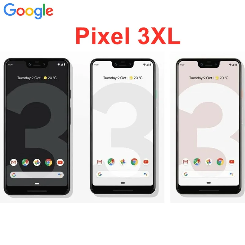 Google Pixel 3 XL 3XL XL3 LTE Android мобильного телефона 6,3 ''3 Камера Octa Core Оперативная память 4 Гб Встроенная память 64/128 ГБ Snapdragon 845 NFC