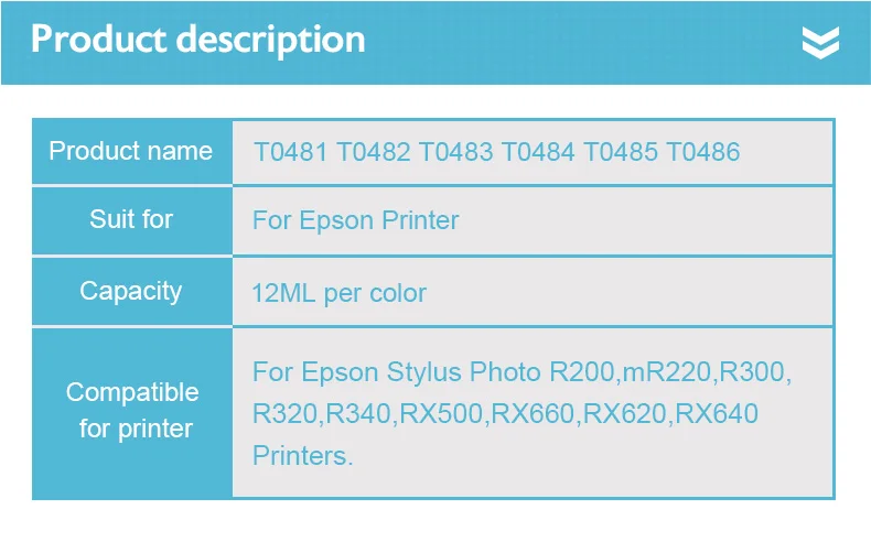 Aecteach многоразовый картридж T0481 для Epson Stylus Photo R200 R220 R300 R300M R320 принтер