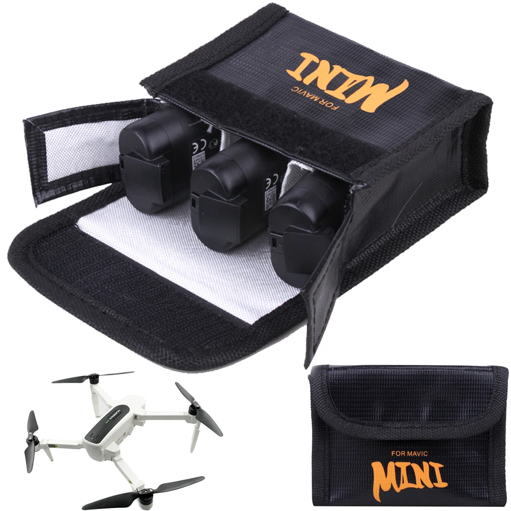 

LiPo Battery Explosion Proof Bag for DJI Mavic Mini Fire Resistant Safety and Pouch Batteries Protector Bag for DJI Mavic Mini