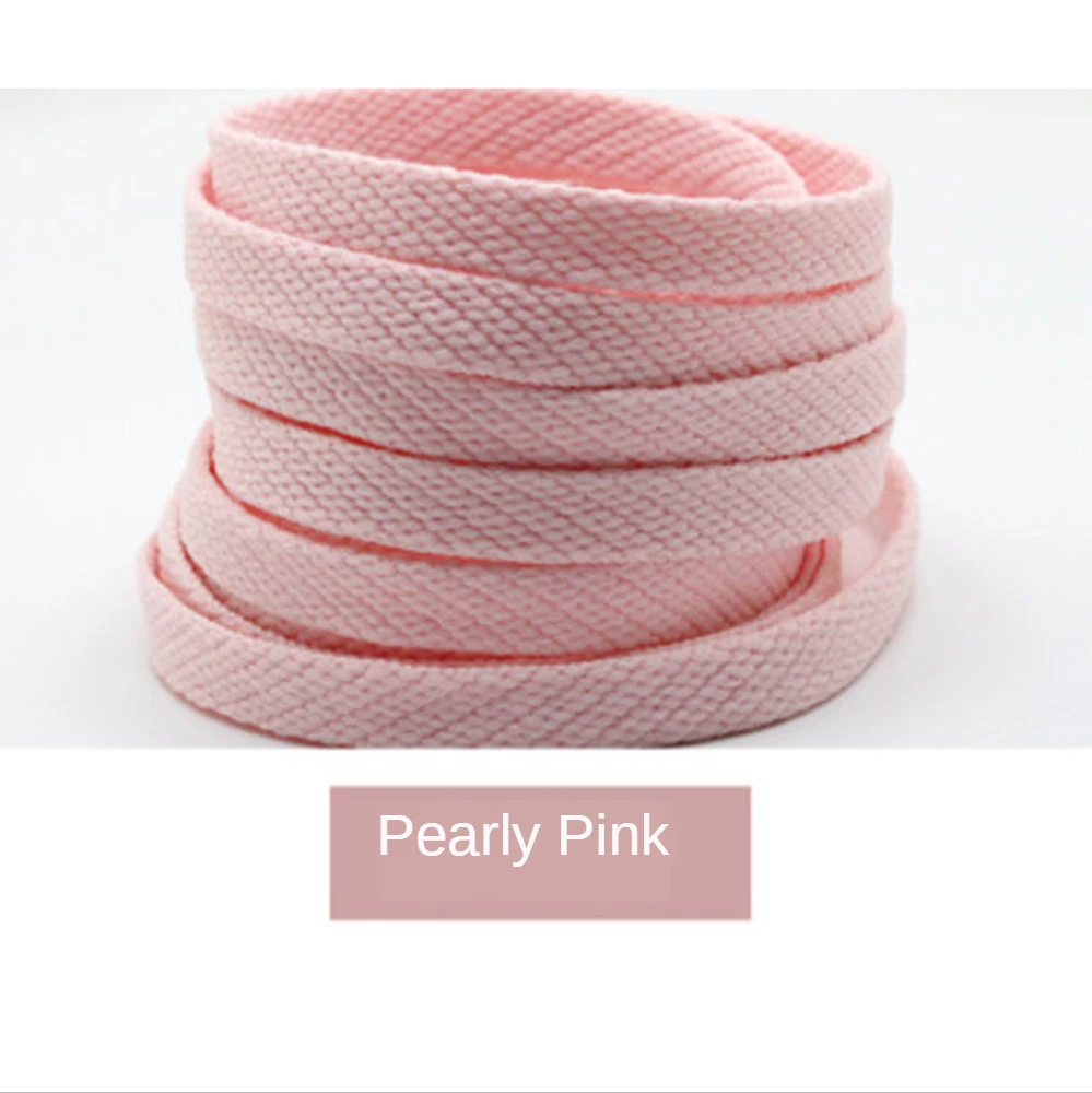 1Pair Shoelaces 140/160/180cm Fashion Shoelaces Jelly Color Flat Polyester Shoe Laces Pink Elastic Shoe Laces Accessories shoe laces elastic shoelaces elastic shoe laces shoe accessories shoelaces without ties