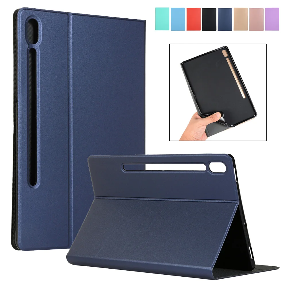 Защитный чехол с откидной крышкой для Samsung Galaxy Tab S7 11 &quot2020 Tablet Funda SM T870 T875 подставка