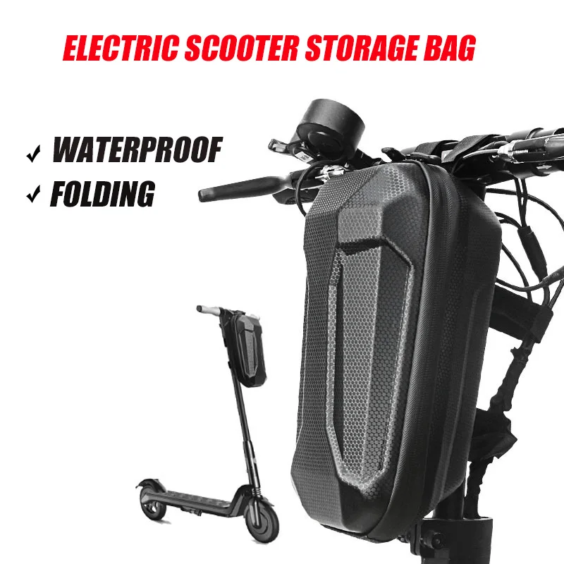 Universal Electric Scooter Storage Bag Hard Shell Front Frame