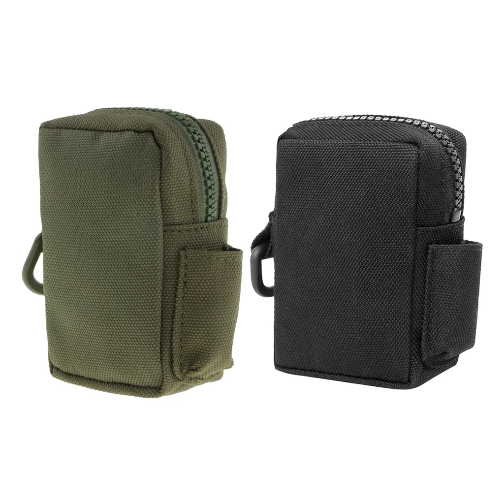 2 шт Molle поясная сумка аксессуары сумки утилита гаджет сумка, черный и армейский зеленый