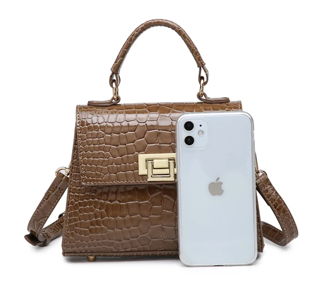 Luxury Lady Crocodile Bag 2021 New Elegant Good Quality Women Handbag with Long Adjustable Shoulder Strap 5