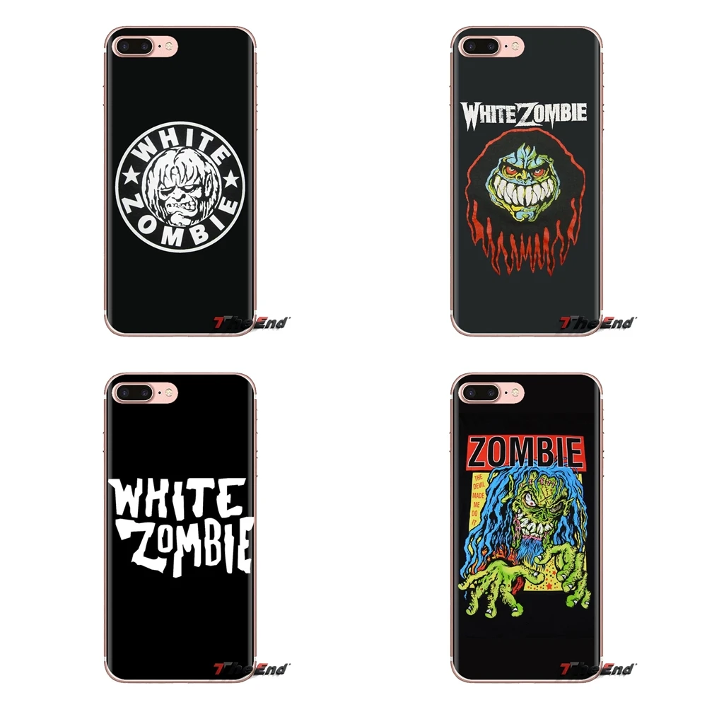 Silicone Phone Skin Cover Excellent White Zombie Embroidery For Xiaomi Redmi 4A S2 Note 3 3S 4 4X 5 Plus 6 7 6A Pro Pocophone F1 |