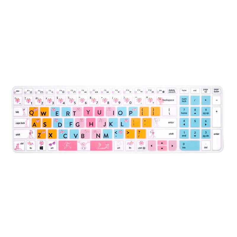 laptop accessories HRH Dustproof Keyboard Cover For Logitech MK470 K580 Slim Wireless keyboard Cover Protector MK 470 K580 English 3D printing laptop skins Laptop Accessories