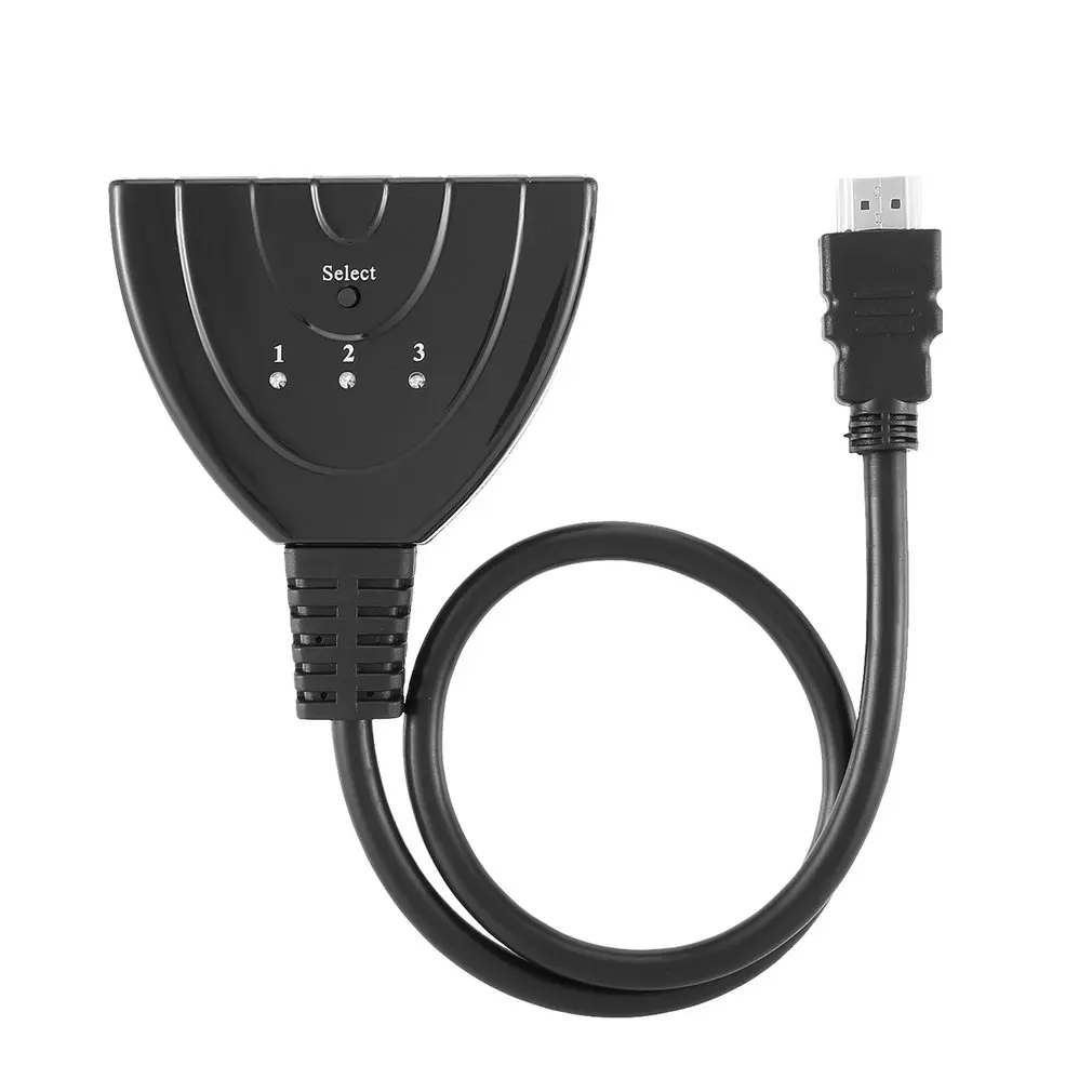 Мини 3-портовый сплиттер hdmi-кабель, адаптер 1.4b 4K* 2K 1080P Коммутатор HDMI 3 в 1 выход порт концентратор для HDTV Xbox PS3 PS4