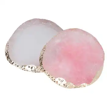 

2pcs Resin Stone Color Nail Palette Gel Nail Polish Drawing Palette Nail Skill Practice Board Tool DIY Nail Art Display