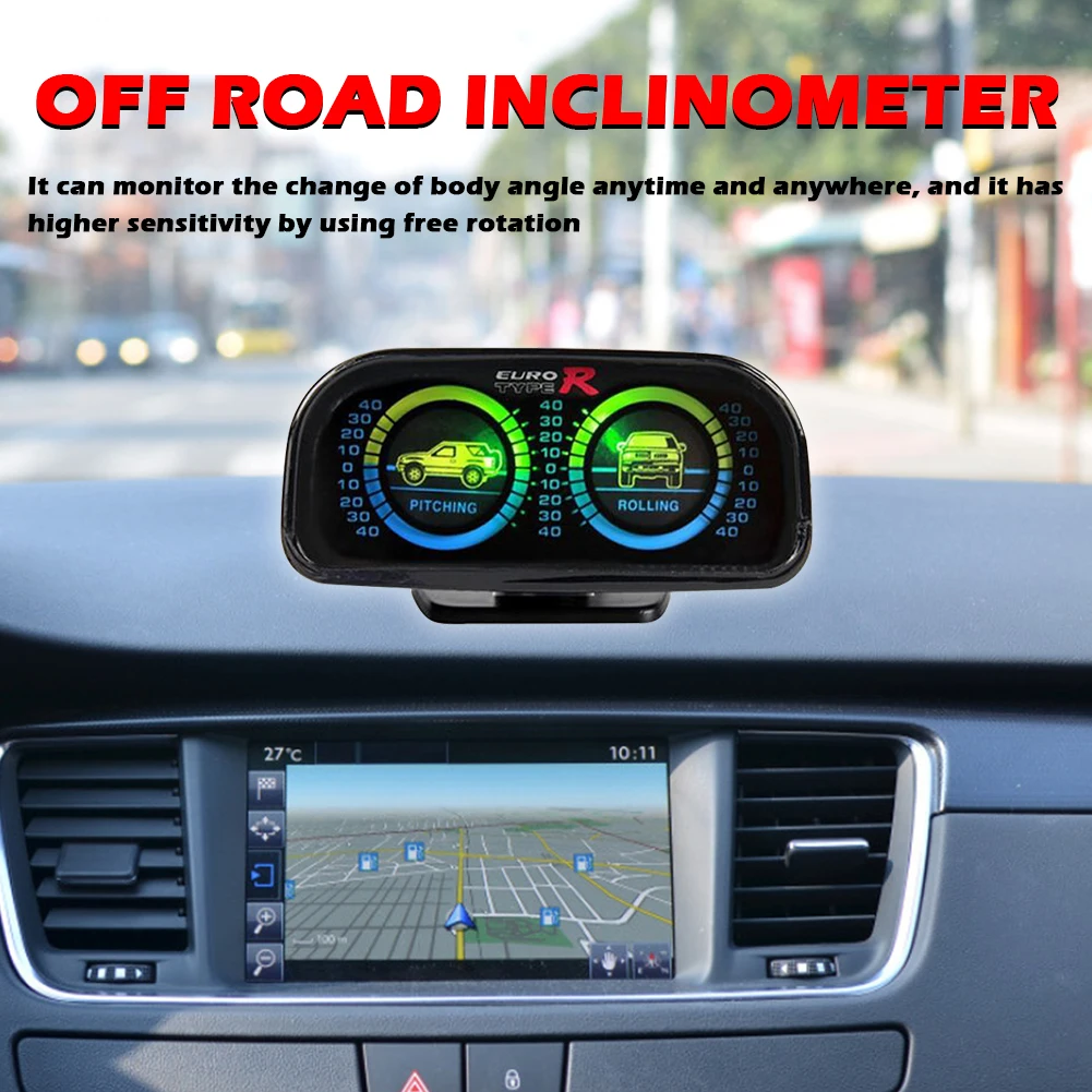 Car Inclinometer with Backlight Slope Meter Provide Slope Angle Spirit Level  Meter Gradient Balancer car Accessories - AliExpress