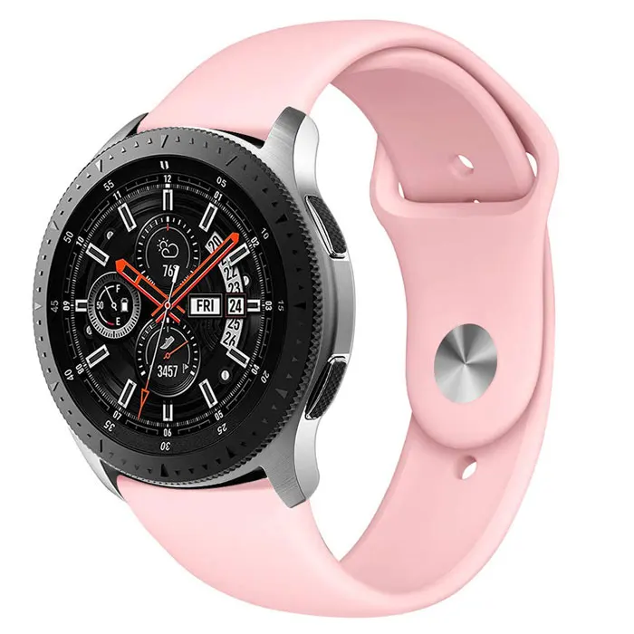 Huawei gt watch band для samsung galaxy watch 46 мм/42 мм gear S3 ремешок 22 мм/20 мм active gear sport S2 силиконовый браслет