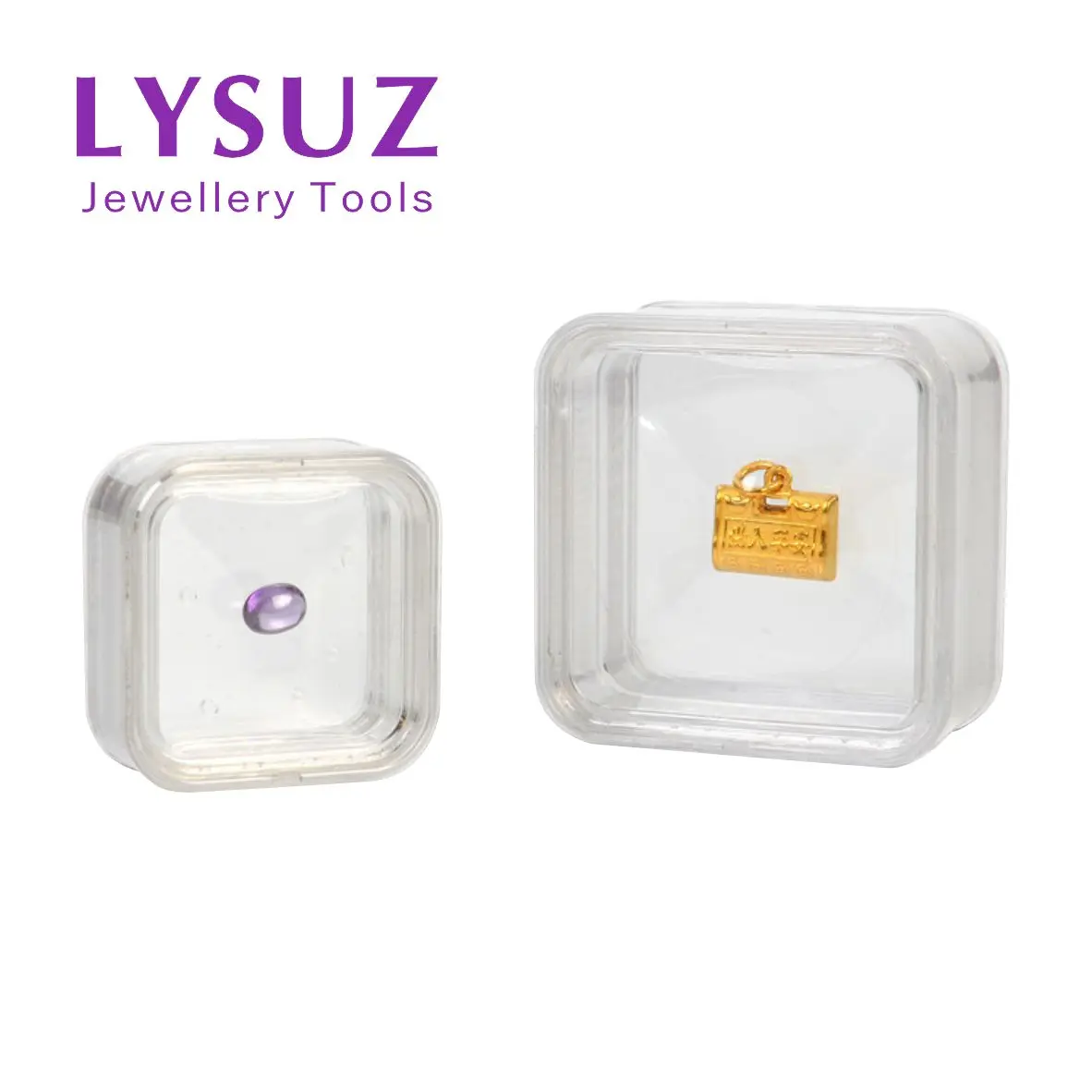 Gemstone Jewelry Suspension Display Box 3d Floating Frame Display