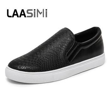 

LAASIMI 2019 Autumn 25 Colors Women's Loafers Women Slip-on Shoes Casual Women Flat Shoes Woman Snake Female Sneakers Plus Size