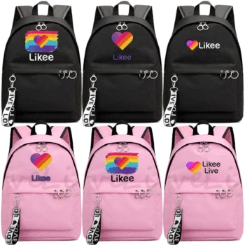 

LIKEE Backpack for Boys Girls School Bags Student Luminous Backpack Kids Likee Live School Bags