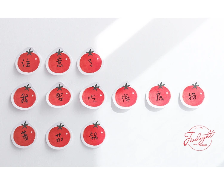 Креативный мультяшный блокнот для заметок милые фруктовые Липкие заметки офисное украшение блокнот наклейка для планировщика школьные канцелярские принадлежности 02138