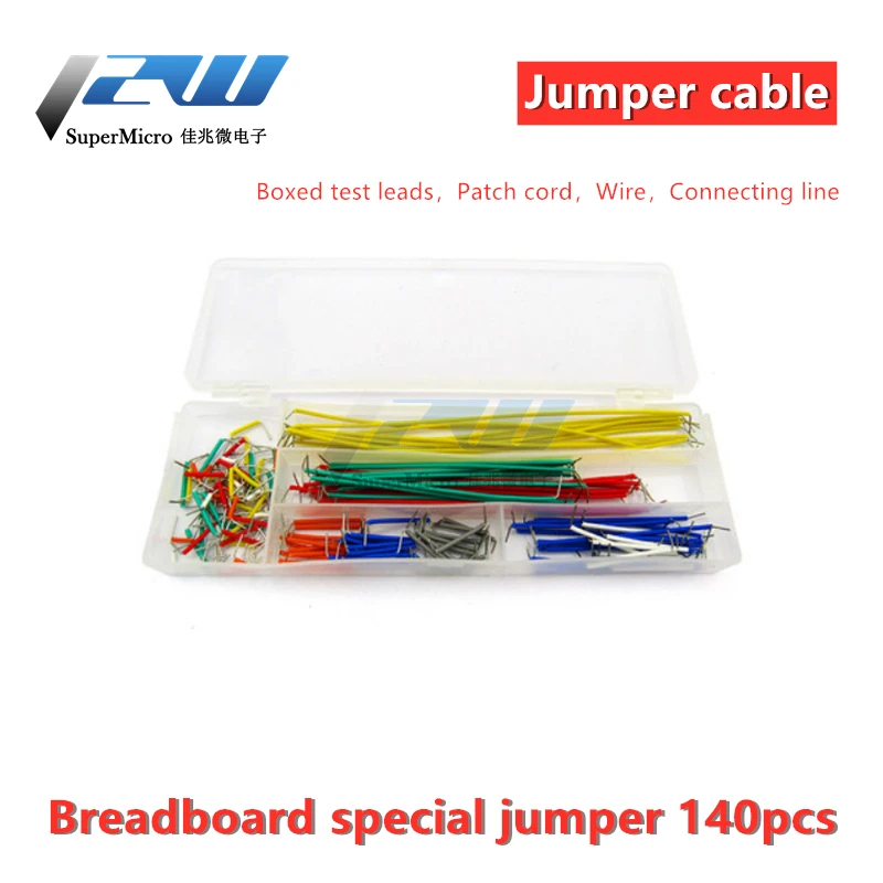 High quality boxed test line 140 breadboard jumpers connection cable | Обустройство дома