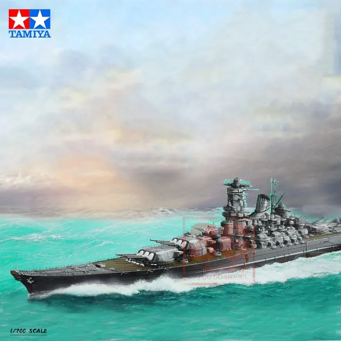 1: 700 весы Tamiya Battleship Yamato модель сборки знаменитая модель лодки сборные комплекты 31113