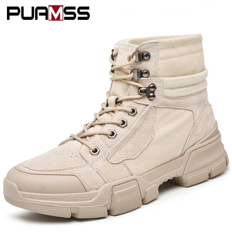 

Men Desert Boots Casual Shoes Sneakers 2019 High Quality Tough Guy Outdoor Boots Shoes Men Botas De Hombre Zapatos De Hombre