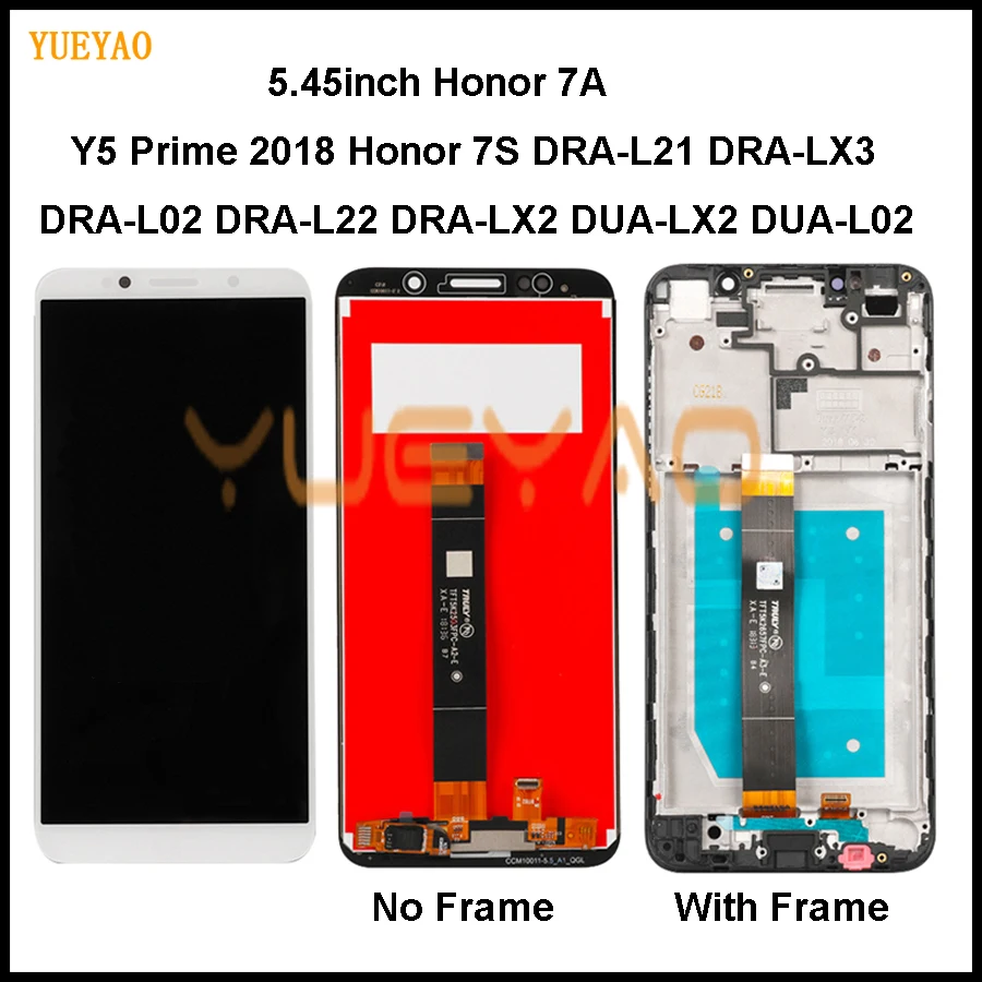 Дисплей 5 45 дюйма для Huawei Honor 7A ЖК-дисплей 7S DUA-L22 L02 LX2 сенсорный экран дисплей с