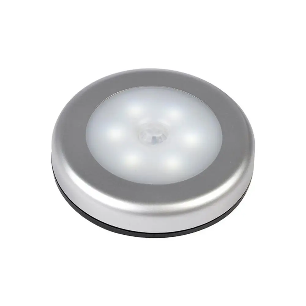 PIR датчик движения светодиодный светильник s кухонный шкаф спальня шкаф беспроводной датчик движения светильник ночник - Цвет: Белый