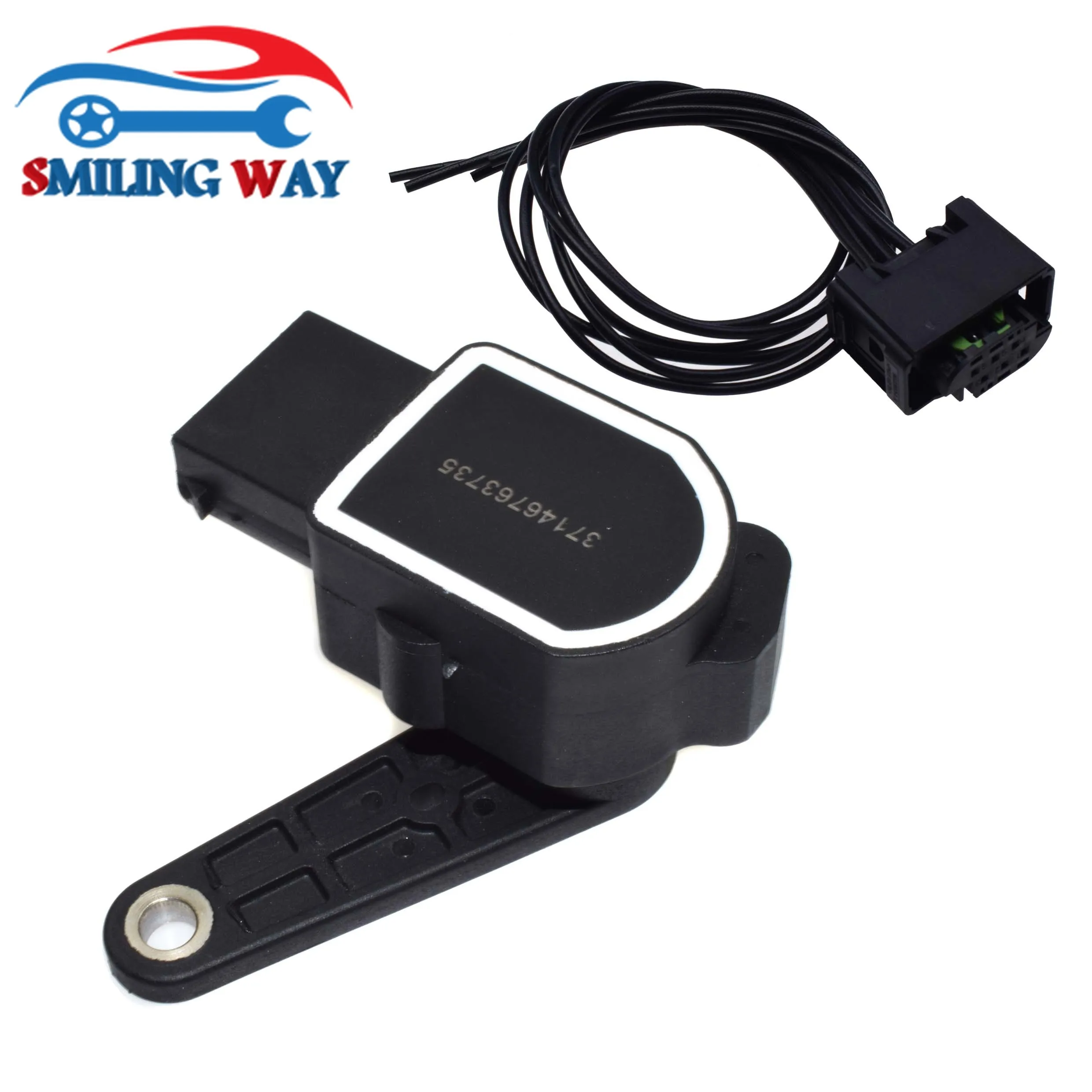 Headlight Height Level Sensor 37146853753 37146763735 + Connector