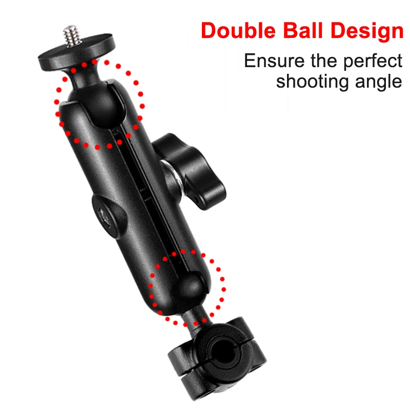 Metalowy uchwyt rowerowy do motocykla uchwyt na kierownicę mocowanie lustrzane uchwyt rowerowy do GoPro Hero 9 8 10 akcesoria do kamer telefonicznych 3 Metalowy uchwyt rowerowy do motocykla uchwyt na kierownicę mocowanie lustrzane uchwyt rowerowy do GoPro Hero 9 8 10 akcesoria do kamer telefonicznych 3