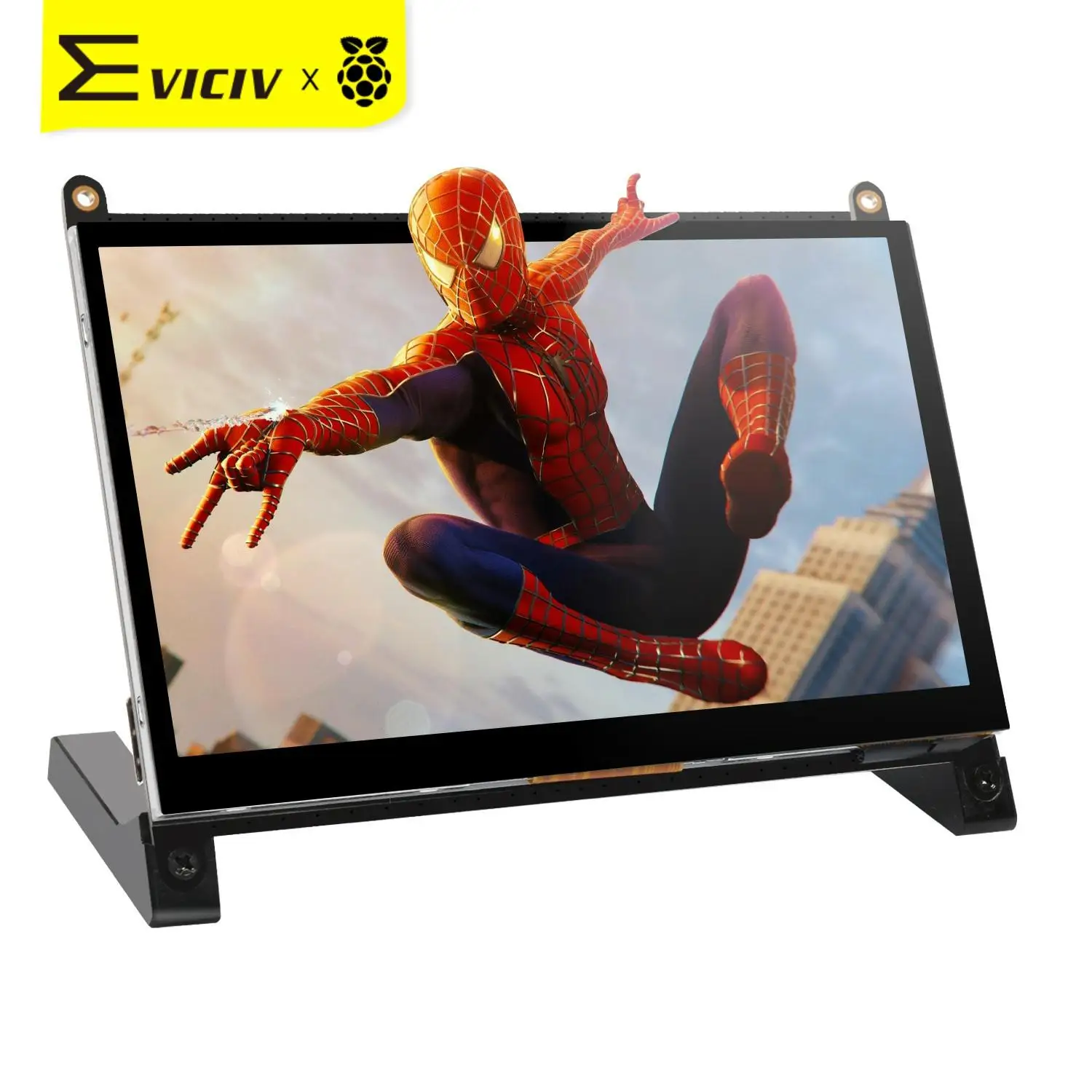 Портативный монитор EVICIV 7 дюймовый экран HDMI Raspberry Pi IPS внешний дисплей для