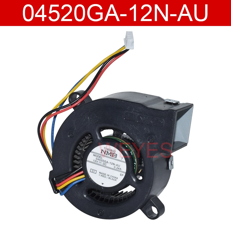Оригинальный 04520GA-12N-AU 45 мм 12V 0.24A 4 провода шариковый подшипник центробежный