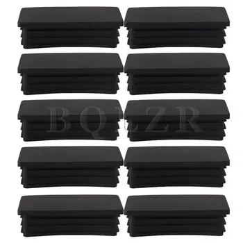 

BQLZR 10 Pieces Tubing Plug Cover Caps Square Type Protector for Furniture 8cm