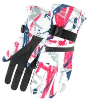 

Ski Gloves Men's Cold Protection in Winter Outdoor Cycling Fleece-Lined Waterproof Warm Gloves Thickened Riding