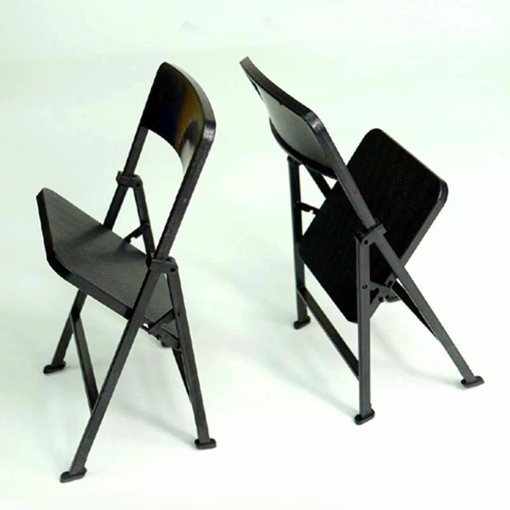 1/6 Scale Folding Chair Stool Scenes Accessories Fit 12" Action Figure Body Toys 