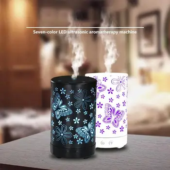 

100ml Ultrasonic Air Humidifier Aroma Timing Diffuser for Home Car USB Fogger Mist Maker with LED Night Lamp