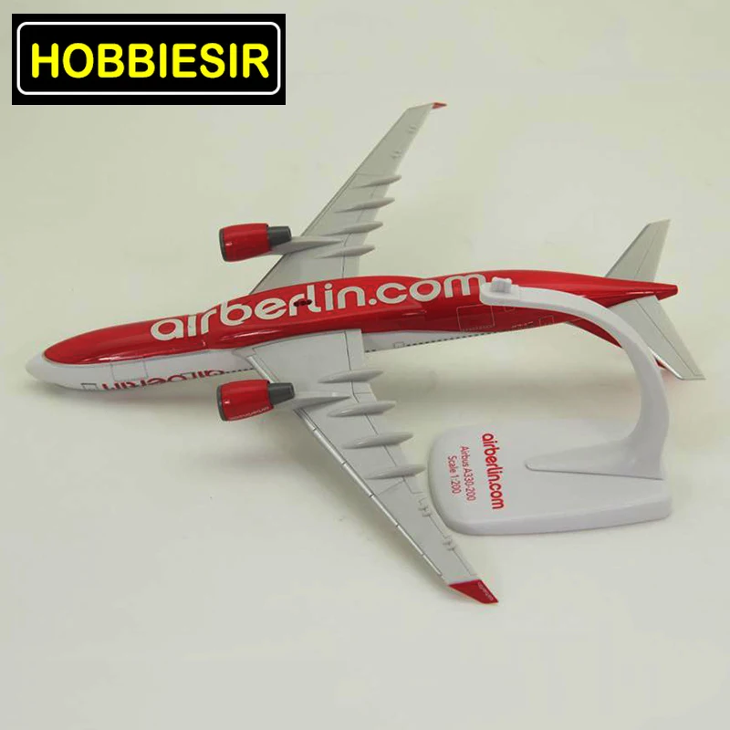 30 см авиасимулятор модель 1:200 Airbus A330-200 Air Берлинская авиакомпания W база без колеса самолет коллекционный displaytoy
