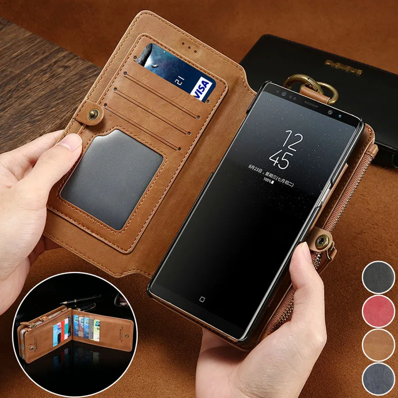 Кожаный чехол для Samsung Galaxy S20 Ultra S10E S10 S9 S8 Plus S7 S6 Edge кошелек Note 20 10 9 8 5 4 3 Etui|leather wallet