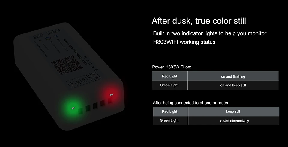 1 шт. H803 wifi; RGB светодиодный wifi контроллер DC5-24V вход для 2812B 281B 6803 Max 2048 пикселей полоса ArtNet пульт дистанционного управления