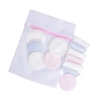 

Miji Mila Microfiber Makeup Remover Pads Reusable Soft Facial and Skin Care Wash Cloth Puff Reusable Facial Makeup Remover Pads