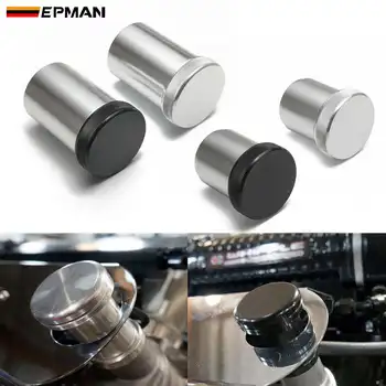 

EPMAN Aluminium Car Vehicle Weld On Filler Neck & Cap 2"/1.5" Fuel Surge Tank Water Tank & Radiator & Coolant Reservoir Caps