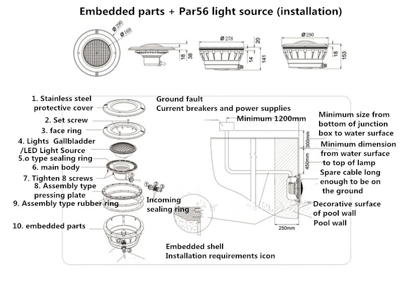 Рисунок 6 - Цветные водонепроницаемые подводные