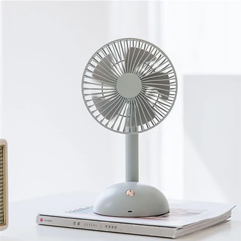 

Rechargeable Desk Fan Protable Fan USB Mini Electric Fan Table Fan 4-Speed Wind Adjustable Silent Desktop Ventilador Fan J80