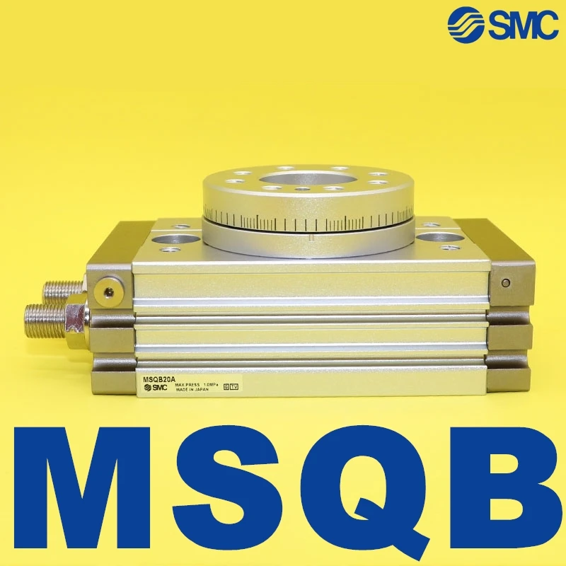 

MSQB NEW SMC MSQB10A MSQB20A MSQB30A MSQB50A Pneumatic Cylinder Rotary Table Rack Pinion Type MSQB10R MSQB20R MSQB30R MSQB50R