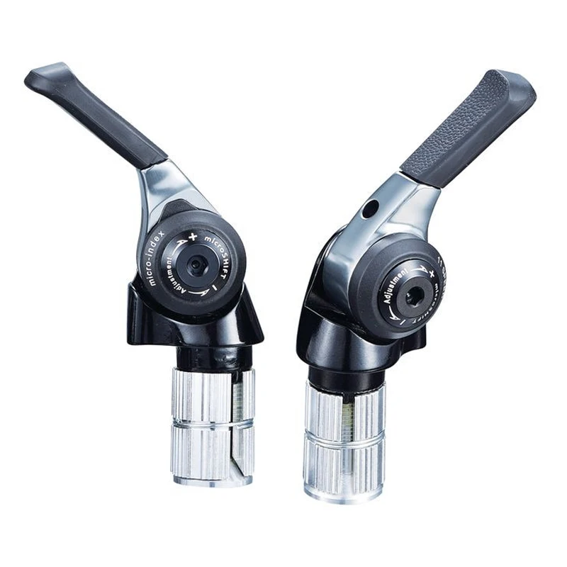 

microSHIFT TT Bar End Road Bike Bicycle Shifter 2/3x8/9/10 Speed Double/Trip Derailleur 8/9/10 speed Compatible for Shimano