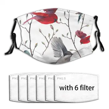 

Fly Bird Outdoor Washable Anti Haze PM2.5 Anti Dust Mask Unisex Activated Carbon Filter Mouth Bacteria Face Masks