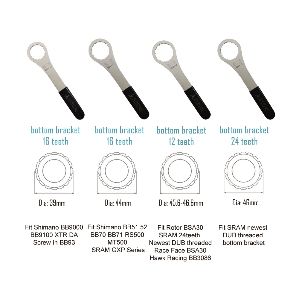 ZYL-YL Bottom Bracket Tool Bicycle Bottom Brackets Wrench Socket Sram Dub Repair Tool DUB12T-24T Dub MTB Mountain Road Bike Cycling Parts ZYL-YL Bottom Bracket Tool Bicycle Bottom Brackets Wrench Socket Sram Dub Repair Tool DUB12T-24T Dub MTB Mountain Road Bike Cycling Parts