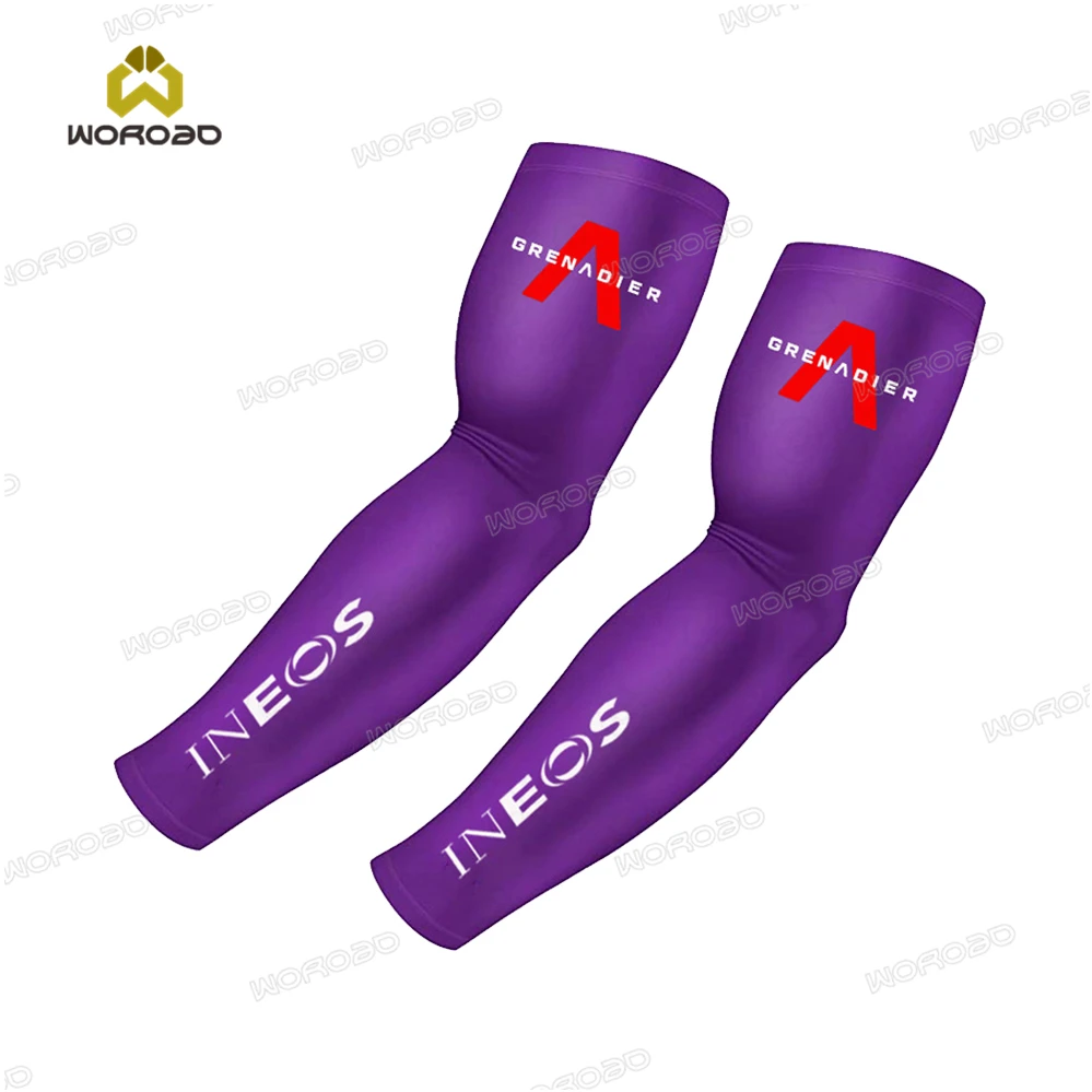 INEOS Unisex Cycling Arm Cuff Warmers Sleeves Leg Riding Cooling Breathable Bicycle Running Racing Elastic Ice Silk Sleeves 5
